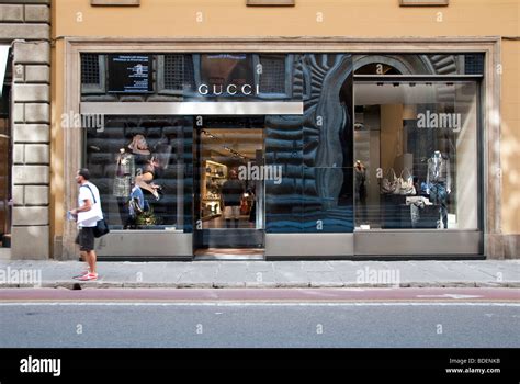 Gucci, clothing store, Florence, Via dei Tornabuoni, 73 